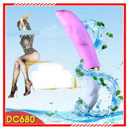 Dương vật giả giá rẻ mát xa điểm g hình cá heo dễ thương